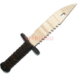 Нож штык деревянный 48 см - фото 163228