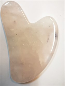 Массажер из розового кварца сердце 50 шт/лист - фото 163707