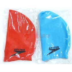 Резиновая шапочка Afitter для плавания цвета в ассортименте - фото 163938