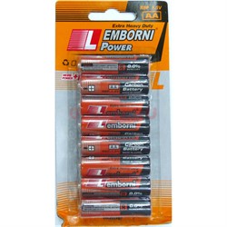 Батарейки пальчиковые AA Emborni Power 8 шт/уп - фото 164032