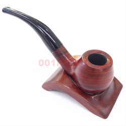 Трубка курительная (TR-450.1) деревянная - фото 164485