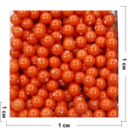 Бусины 8 мм из оранжевого коралла цена за 1 шт - фото 164686