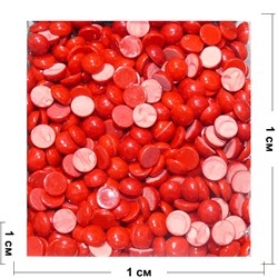 Кабошоны 10 мм круглые из красного коралла прессовка - фото 164815