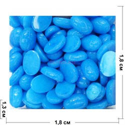Кабошоны 13x18 овальные из голубого халцедона - фото 165597