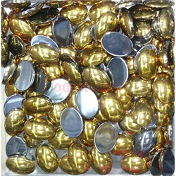 Кабошоны овальные 15x20 из гематита под золото - фото 166174