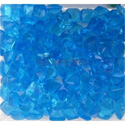 Кабошоны 10x10 квадратные из голубого стекла - фото 166500