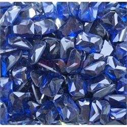 Кабошоны 10x14 прямоугольные из стекла темно-синего цвета - фото 166560