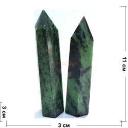 Карандаши кристаллы 11-13 см из цоизита - фото 167178