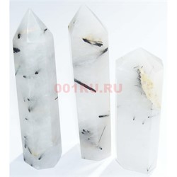 Карандаши кристаллы 9-10 см из волосатого кварца - фото 167191