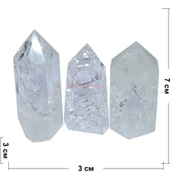 Карандаши кристаллы 7-8 см из радужного хрусталя - фото 167202
