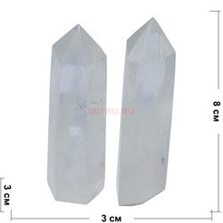 Карандаши кристаллы из горного хрусталя 8-9 см - фото 167218