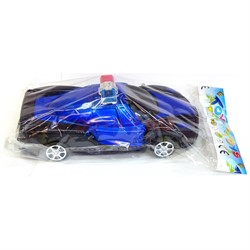 Машинка инерционная игрушечная полицейская синяя - фото 167739