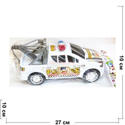 Игрушечная машинка белая полицейская 27 см - фото 167752
