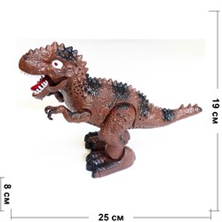 Динозавр интерактивный на батарейках 19 см - фото 167809