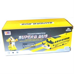 Игрушка автобус-трансформер со звуковыми и световыми эффектами Superb bus - фото 167850