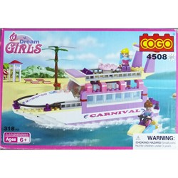 Игровой набор Корабль COGO (4508) Dream Girls - фото 168262