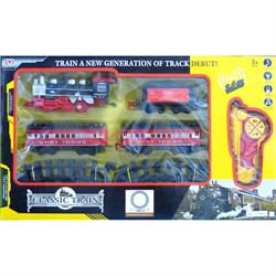 Игровой набор (NO.PYM81) Поезда Classic Train со звуковыми и световыми эффектами - фото 168327