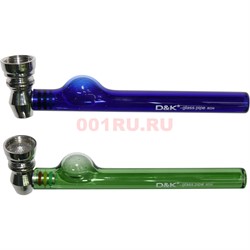 Трубка стеклянная пузатая D&K glass pipe 8034 - фото 168430