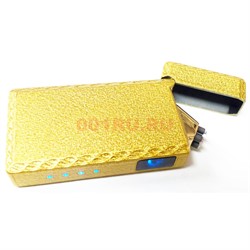 Зажигалка USB спиральная под золото с сенсорной кнопкой - фото 168510