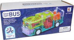Игрушка автобус со звуковыми и световыми эффектами Gear light Bus - фото 168747