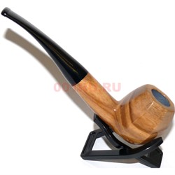 Трубка курительная ZB-008 деревянная с подставкой и чехлом - фото 169556