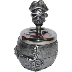 Пепельница из полистоуна «пиратская» - фото 169655