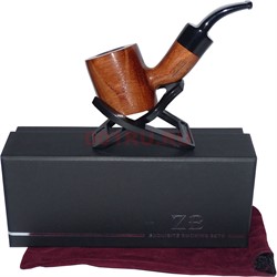 Трубка курительная ZB-005 деревянная с подставкой и чехлом - фото 169691