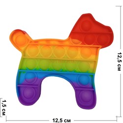 Попит антистресс силиконовая игрушка «собака» - фото 169810