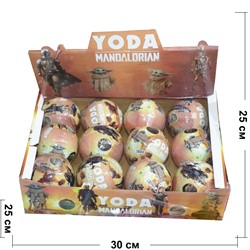 Игрушка в шаре Yoda Mandalorian 12 шт/уп - фото 169866