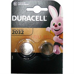 Батарейки Duracell CR2032 (цена за 2 батарейки) - фото 170988
