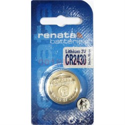 Батарейка renata CR2430 литиевая 3V (цена за 1 шт) - фото 171032