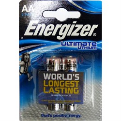 Батарейка Energizer AA литиевая (цена за лист из 2 батареек) - фото 171052