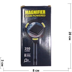 Лупа ручная Magnifier 3X с подсветкой - фото 171238