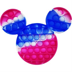 Попит пупырка «Микки Маус» цветной силиконовая игрушка антистресс - фото 171731