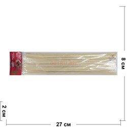 Бамбуковые шпажки 35 см шампуры 200 упаковок/коробка - фото 172488