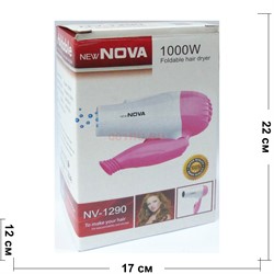Фен NOVA (NV-1290) мощность 1000W 100 шт/кор - фото 172590