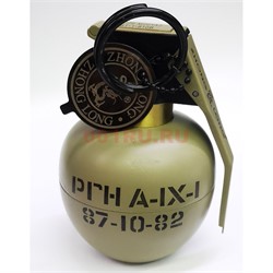 Зажигалка газовая настольная «граната РГН А-IX-I» металлическая - фото 172655