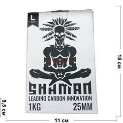Уголь для кальяна Shaman 25 мм кокосовый 1 кг - фото 172954