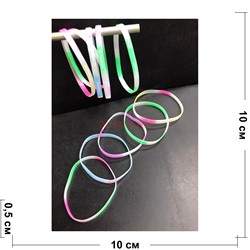 Браслет Instagram силиконовый флуоресцентный 5 мм 100 шт/уп - фото 173009
