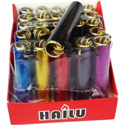 Зажигалка Hailu HL-099 металлическая 25 шт/блок - фото 173592