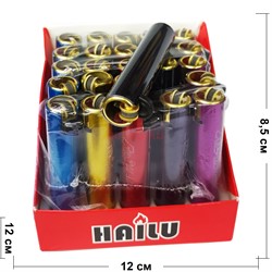 Зажигалка Hailu HL-099 металлическая 25 шт/блок - фото 173594