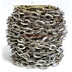 Цепь металлическая (L221812) под серебро (цена за 1 метр) - фото 174032