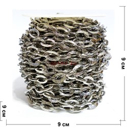 Цепь металлическая (L221812) под серебро (цена за 1 метр) - фото 174033