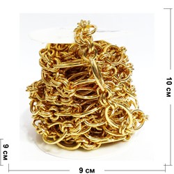 Цепь металлическая (L221570) под золото (цена за 1 метр) - фото 174045