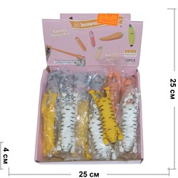 Антистресс мялка Тигр 12 шт/упаковка - фото 175021