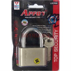 Ключ с замком Apfqs (LXCP60) (4478) 60 мм 72 шт/кор - фото 175481