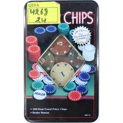 Игра покер (4268) Chips 24 шт/кор - фото 175590