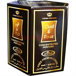 Масляные духи Al-Rehab «Oud & Rose» 6 мл масло парфюмерное 6 шт/уп - фото 175971
