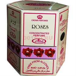 Масляные духи Al-Rehab «Roses» 6 мл масло парфюмерное 6 шт/уп - фото 175979