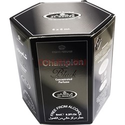 Арабские масляные духи Al-Rehab 6 мл «Champion Black» без спирта 6 шт/уп - фото 176191